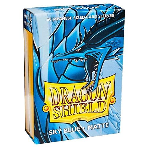 Dragon Shield Matte Mini Japanese Sky Blue 60 ct Card Sleeves Individual Pack | The Storepaperoomates Retail Market - Fast Affordable Shopping