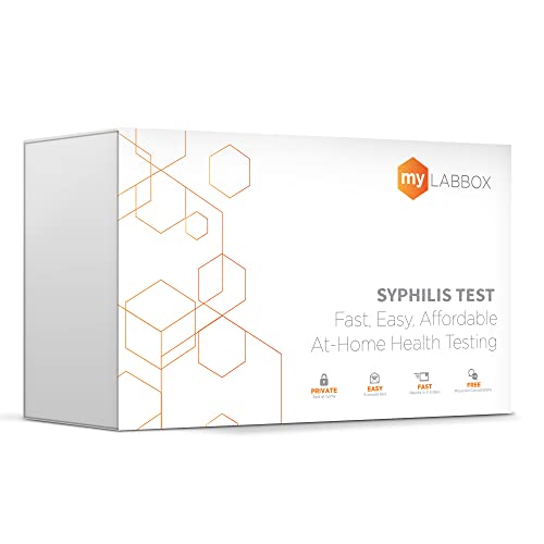 myLAB Box STD at Home Test for Men Syphilis CLIA Lab Certified Results