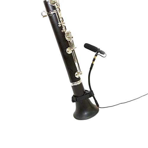 AV-JEFES PMM19B-TA3-CLT Clarinet Clip-On Musical Instrument Microphone for AKG Wireless Microphone and Phantom Power Input
