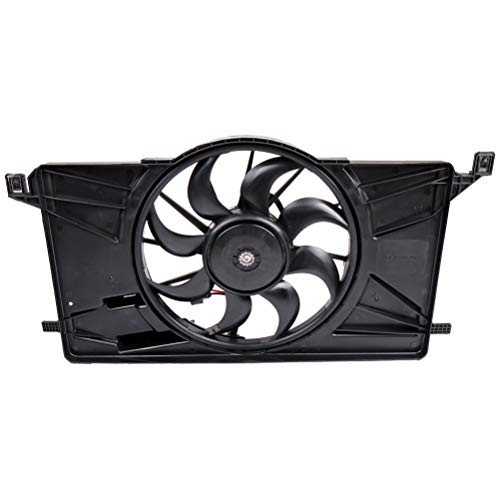 SCITOO Radiator Condenser Cooling Fan Compatible with 2012 2013 2014 2015 2016 2017 for Ford Focus 2.0L