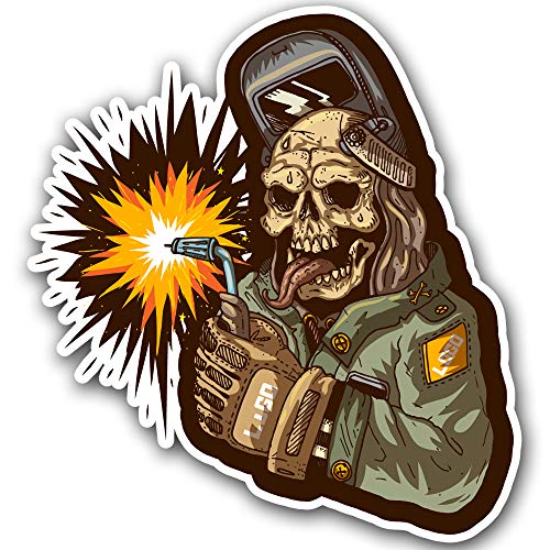 Zombie Welder Hard Hat Welding Helmet Sticker Decal Toolbox car window truck lunchbox | The Storepaperoomates Retail Market - Fast Affordable Shopping