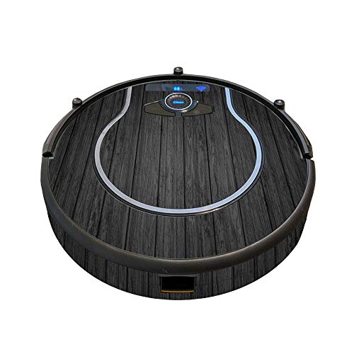 MightySkins Skin Compatible with Shark Ion Robot 750 Vacuum – Black Wood | Protective, Durable, and Unique Vinyl Decal wrap Cover | Easy to Apply, Remove, and Change Styles | Made in The USA