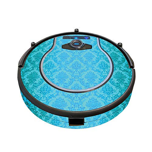 MightySkins Skin Compatible with Shark Ion Robot 750 Vacuum Minimal Coverage – Blue Vintage | Protective, Durable, and Unique Vinyl wrap Cover | Easy to Apply, Remove | Made in The USA