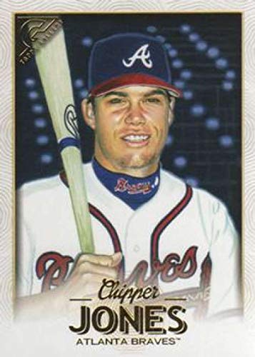 2018 Topps Gallery Baseball #94 Chipper Jones Atlanta Braves Official MLB Trading Card