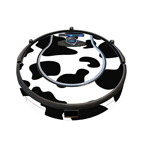 MightySkins Skin Compatible with Shark Ion Robot 750 Vacuum Minimal Coverage – Cow Print | Protective, Durable, and Unique Vinyl wrap Cover | Easy to Apply, Remove | Made in The USA