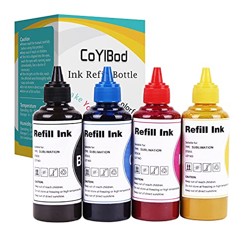 CoYlBod Dye Sublimation Ink Heat Transfer Ink Inkjet Printers Ink Cartridge CISS for C88 C88 + WF-7710 WF-7720 ET-2800 ET-2803 ET-2720 WF-7210 WF-7610 WF-7620 WF-3640 WF-2750 ET-2760 ET-4700 ET-15000