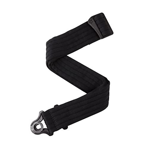 D’Addario Accessories Auto Lock Guitar Strap – Acoustic & Electric Guitar Accessories – Easy to Use Auto Locking Guitar Straps – Uses Existing Guitar Strap Buttons – Padded – Black Striped