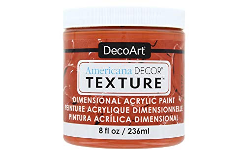 Decoart Texture Acrylics 8oz BurntOrng, None