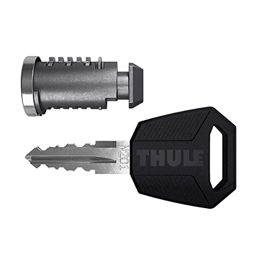 Thule One-Key System 4 Pack, Silver/Black