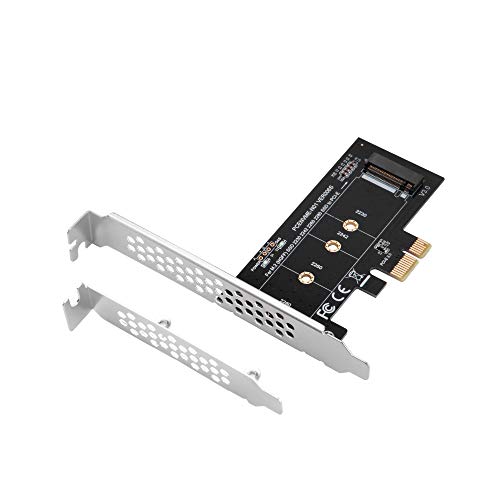 SIIG M.2 SSD M Key Nvme PCIe 3.0 X4 Card Adapter with Low and Full Profile Bracket – Supports M.2 PCIe 2230, 2242, 2260 and 2280 (SC-M20111-S1)