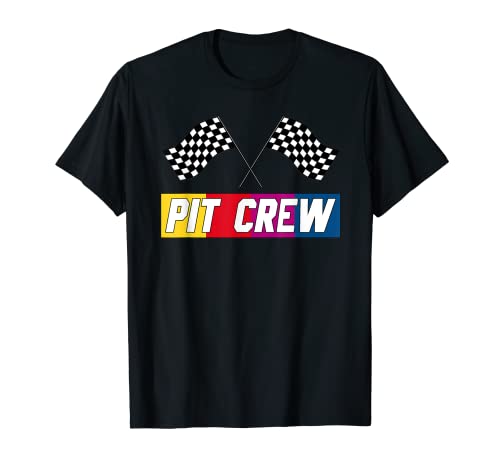 Pit Crew T Shirt for Hosting Race Car Parties Parents Pit
