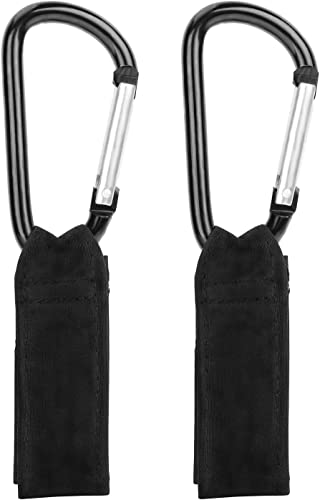 NORACLAN Baby Bag Clips Stroller Hooks Clips to Hang Your Shopping & Bags Safely on Your Buggy, Pushchair or Pram- Universal Fit on Strollers & Joggers