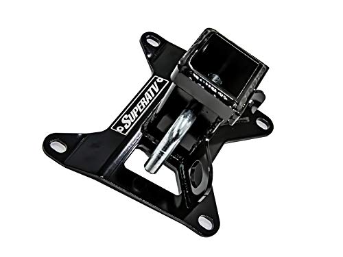 SuperATV 2″ Rear Receiver Hitch for 2019+ Honda Talon 1000R / 2019+ Honda Talon 1000X / 2020+ Honda Talon 1000X-4 | Includes Cotter Pin & Hitch Pin | 3/16” Heavy-Duty Steel | Tow up to 1500 Lbs.