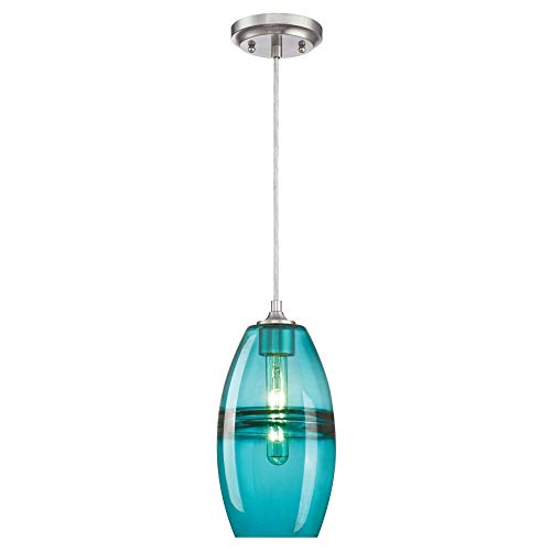 Westinghouse Lighting 6366300 Item Number Soren Mini Pendant, One Size, Turquoise