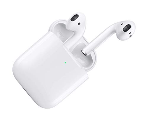 Apple AirPods with Wireless Charging Case – White (Renewed)