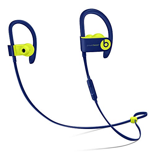 Beats by Dr Dre Powerbeats3 Wireless in-Ear Bluetooth Headphone with Mic – Beats Pop Collection- Pop Indigo(Renewed)