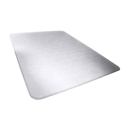 Amazon Basics Polycarbonate Heavy Duty Office Chair Mat for Carpets & Hard Floors – 46 x 60-Inch, Clear