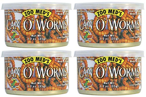 Zoo Med Can O’ Worms 1.2 oz – Pack of 4