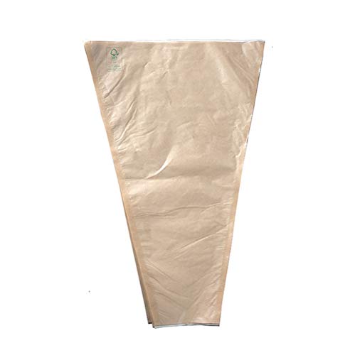 Flower Bouquet Sleeve Clear Cellophane Plastic Packaging Bags-50 Counts