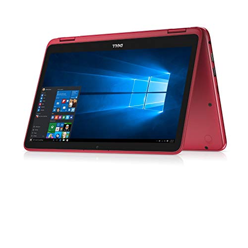 2019 Dell Inspiron 11.6″ Touchscreen 2-in-1 Laptop Computer, AMD A9-9420e Up to 2.9GHz, 4GB DDR4 RAM, 1TB HDD, WiFi, Bluetooth, USB 3.1, HDMI, Red, Windows 10 Home