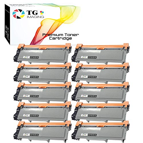 (10xBlack) TG Imaging 10-Pack Compatible E310 E514 E515 Toner Cartridge | 2,600 Pages Per Cartridge | Use for Dell E310dw E514dw E515dw E515dn Printers (Dell PVTHG, P7RMX)