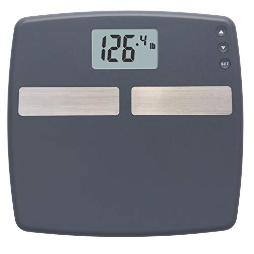 InstaTrack TS-502 Digital Body Fat/BMI Bathroom Scale with User Recognition Technology-Accurate Measurements up to 400 Pound, Black
