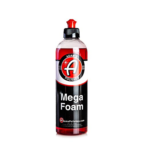 Adam’s Mega Foam 16oz – pH Best Car Wash Soap for Foam Cannon, Pressure Washer or Foam Gun | Concentrated Car Detailing & Cleaning Detergent Soap | Won’t Strip Car Wax or Ceramic Coating