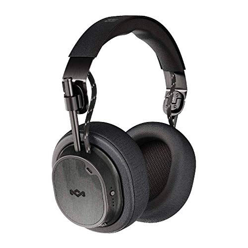 House of Marley Exodus ANC: Noise Cancelling Over-Ear Headphones with Microphone, Wireless Bluetooth Connectivity, and 28 Hours of Playtime