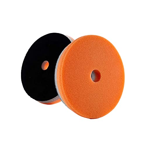 Lake Country HDO Orange Polishing Pad – Safe for All Paint Types, Even Surface Finish, Enhance Surface Shine – Heavy Duty Orbital Pad Best for Application – Helps Remove Defects (1 Pack, 5.5″)