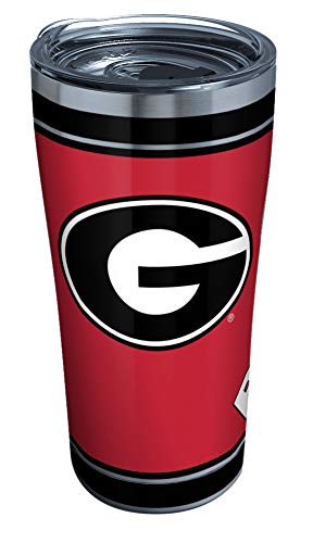 Tervis Triple Walled University of Georgia UGA Bulldogs Insulated Tumbler Cup Keeps Drinks Cold & Hot, 30oz – Stainless Steel, Campus