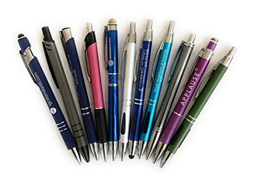 25 Misprint Metal Ballpoint Ink Pens – Assorted