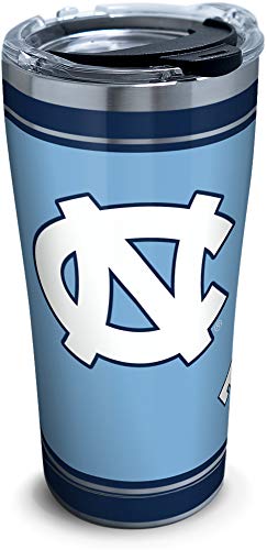 Tervis Triple Walled University of North Carolina Tar Heels Insulated Tumbler Cup Keeps Drinks Cold & Hot, 20oz – Stainless Steel, Campus