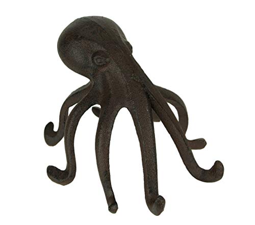 Cast Iron Octopus Cell Phone Holder