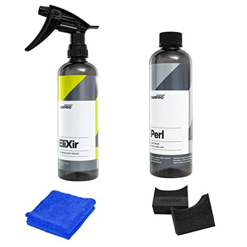 CarPro Car Show Kit – Elixir Quick Detailer Perl Tire Shine Towels & Applicators