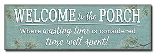 My Word! Welcome To The Porch Decorative Home Décor Wooden Signs