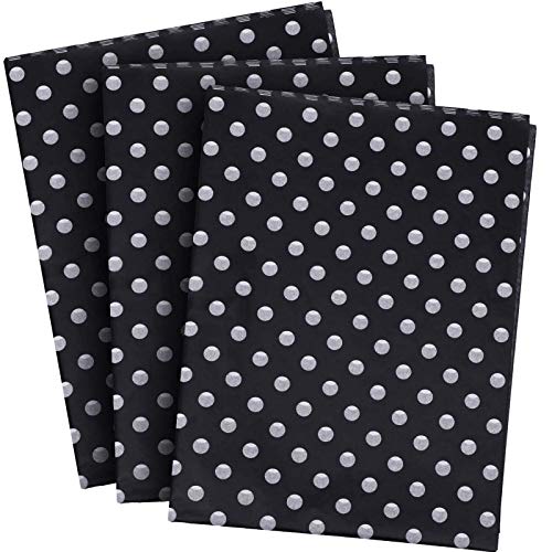 Shappy 30 Sheets Polka Dots Tissue Paper Dot Wrapping Paper for Halloween Thanksgiving DIY Craft Wrapping Supplies (Color 3, 20 x 15 Inch)