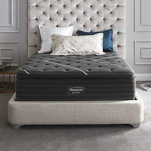 Beautyrest Black 16 Inch King C-Class Plush Pillow Top Premium Pocketed Coil Mattress with Cooling Technology