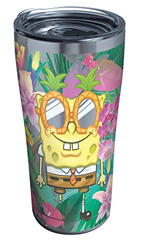 Tervis Triple Walled Nickelodeon – SpongeBob SquarePants Insulated Tumbler Cup Keeps Drinks Cold & Hot, 20oz – Stainless Steel, Tropical