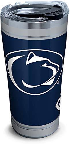 Tervis Triple Walled Penn State University Nittany Lions Insulated Tumbler Cup Keeps Drinks Cold & Hot, 20oz – Stainless Steel, Campus