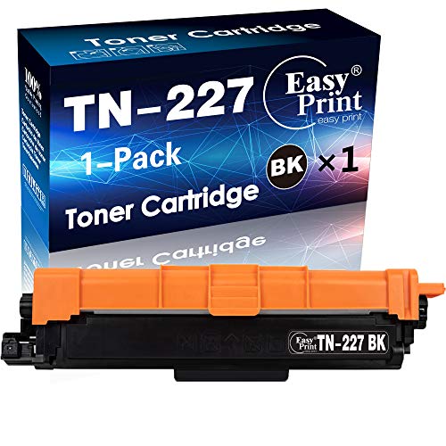 EASYPRINT (1-Pack, Black) Compatible TN-227 Toner Cartridge TN-227 Black Used for Brother HL-L3210CW L3230CDW L3710CDW L3270CDW DPC-L3550CDW MFC-L3710CW L3750CDW L3770CDW Printer