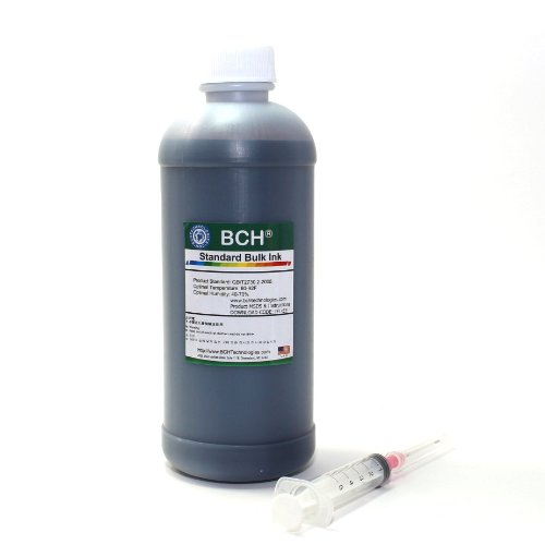 BCH Premium 500 ml (16.9 oz) Black Dye Ink for Canon Printers
