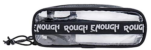 Rough Enough Clear Pencil Case Pouch for Kids Boys Girls Adults School Office Travel