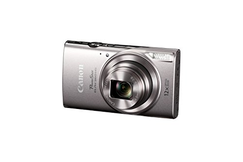 The Storepaperoomates Retail Market Canon PowerShot ELPH 360 Digital Camera w/ 12x Optical Zoom and Image Stabilization – Wi-Fi & NFC Enabled (Silver) - Fast Affordable Shopping