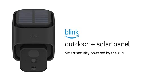 The Storepaperoomates Retail Market Blink Outdoor + Solar Panel Charging Mount – wireless, HD smart security camera, solar-powered, motion detection – Add-On Camera (Sync Module required) - Fast Affordable Shopping