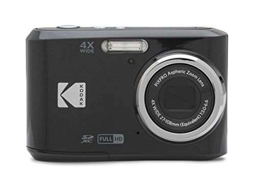 The Storepaperoomates Retail Market Kodak PIXPRO Friendly Zoom FZ45-BK 16MP Digital Camera with 4X Optical Zoom 27mm Wide Angle and 2.7″ LCD Screen (Black) - Fast Affordable Shopping