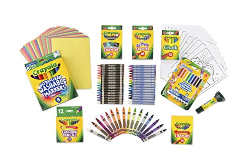 The Storepaperoomates Retail Market Crayola Super Art Coloring Kit, Arts & Crafts Gift for Girls & Boys, Styles Vary, 100+ Pcs - Fast Affordable Shopping
