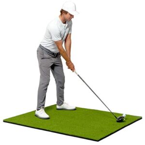GoSports Golf Hitting Mats Artificial Turf Mats For Indoor/Outdoor Practice – Choose Your Size