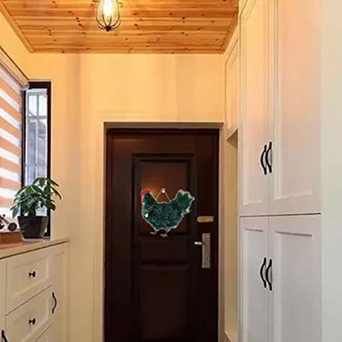 The Storepaperoomates Retail Market OLOPE Rooster Chicken Wreath Decor Christmas Decoration 11 Inch Pine Artificial Christmas Wreath Farmhouse Country Door Wreath Holiday Garden Indoor Outdoor Green Wall Sign Home Farm Xmas Decor - Fast Affordable Shopping