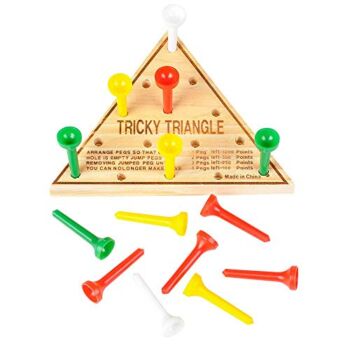 The Storepaperoomates Retail Market U.S. Toy Tricky Triangle Game – Travel Games, Assorted, MU845 - Fast Affordable Shopping