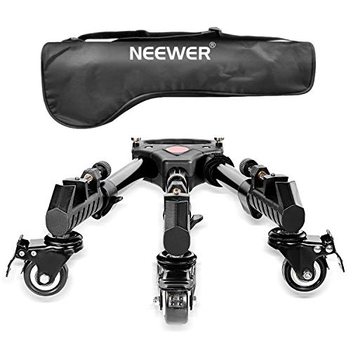 The Storepaperoomates Retail Market Neewer Photography Professional Heavy Duty Tripod Dolly with Rubber Wheels and Adjustable Leg Mounts for Canon Nikon Sony DSLR Cameras Camcorder Photo Video Lighting - Fast Affordable Shopping